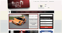 Desktop Screenshot of buzzinthebox.hu